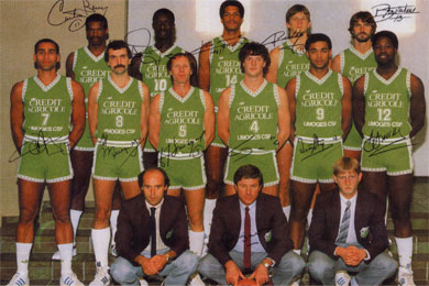 Photo d'équipe - Limoges 1984/1985