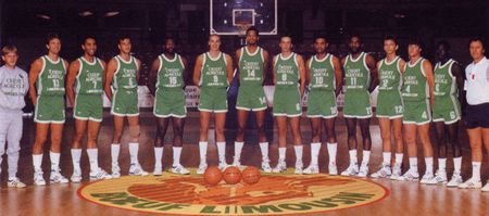 Photo d'équipe - Limoges 1987/1988