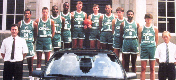 Photo d'équipe - Limoges 1989/1990