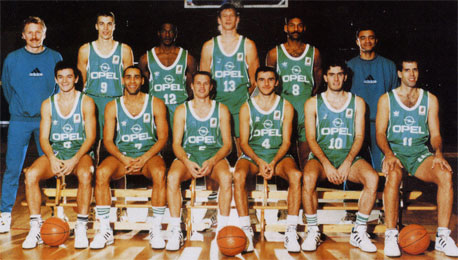 Photo d'équipe - Limoges 1991/1992