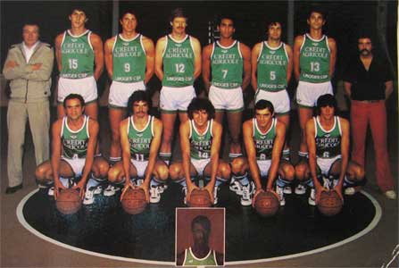 Photo d'équipe - Limoges 1980/1981