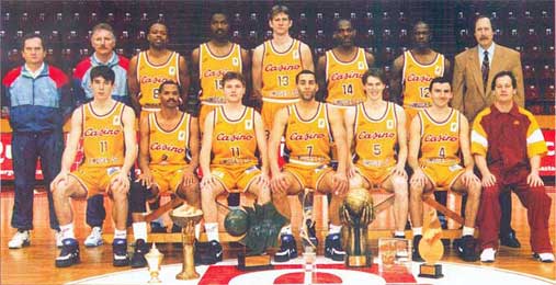 Photo d'équipe - Limoges 1993/1994