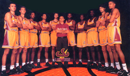 Photo d'équipe - Limoges 1996/1997