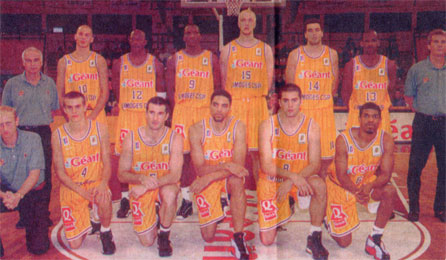 Photo d'équipe - Limoges 1998/1999