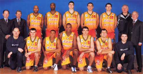 Photo d'équipe - Limoges 2001/2002